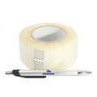 Bandă adezivă pentru ambalare 45 mm, 250 m, transparentă, 1 rolă 31090 foto