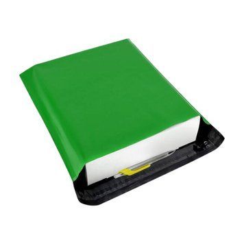 Pungă curierat 380&times;400 mm A3+ verde-negru 50 &micro;m &ndash; 100 buc. 1357 foto