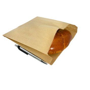 Pungi tip sachet pentru panificație 230&times;220&times;60 mm, kraft maro &ndash; 50 buc. 10301 foto