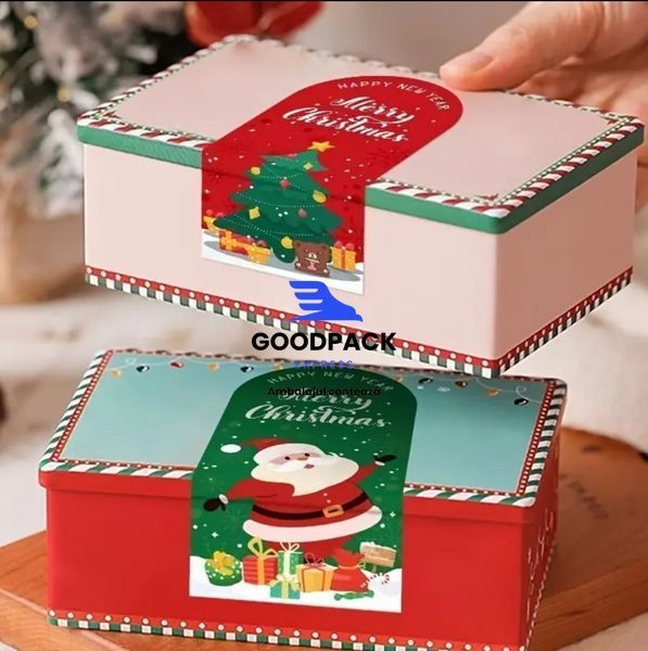 50 autocolante pentru Crăciun 13&times;6 cm 118 foto