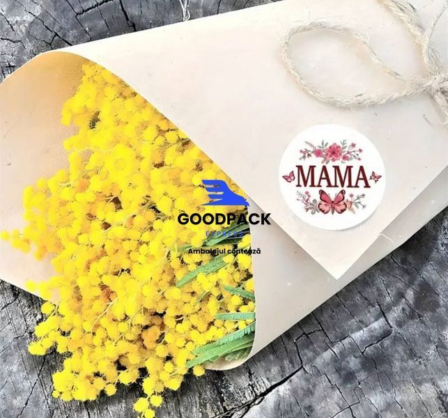Autocolante rotunde &bdquo;Mama&rdquo; &ndash; 96 buc. 1 foto