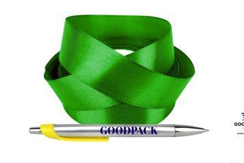 Panglică de satin verde 2,5 cm x 33 m -1 rolă. 1215 foto