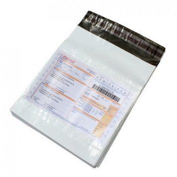 Pungi cu Buzunar pentru AWB 240x320 mm de curierat A4 alb, 50 microni, set 1000 bucăți. 12539 foto